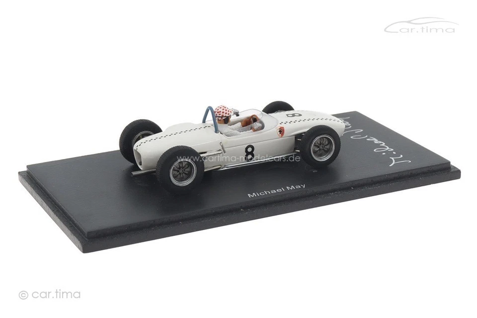 Lotus 18 GP Monaco 1961 Signature Originale Michael May Spark 1:43 S1828 - Photo 3/4