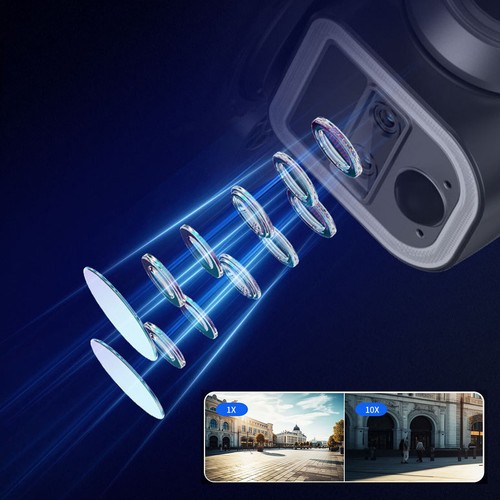 Solar Power 4G WIFI Security Camera 12MP 10X Zoom 4K Cam PIR Auto Tracking PTZXt - Picture 4 of 17