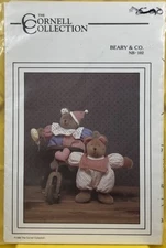 Doll Toy Craft Sewing Pattern by The Cornell Collection “Beary & Co.” NB-102