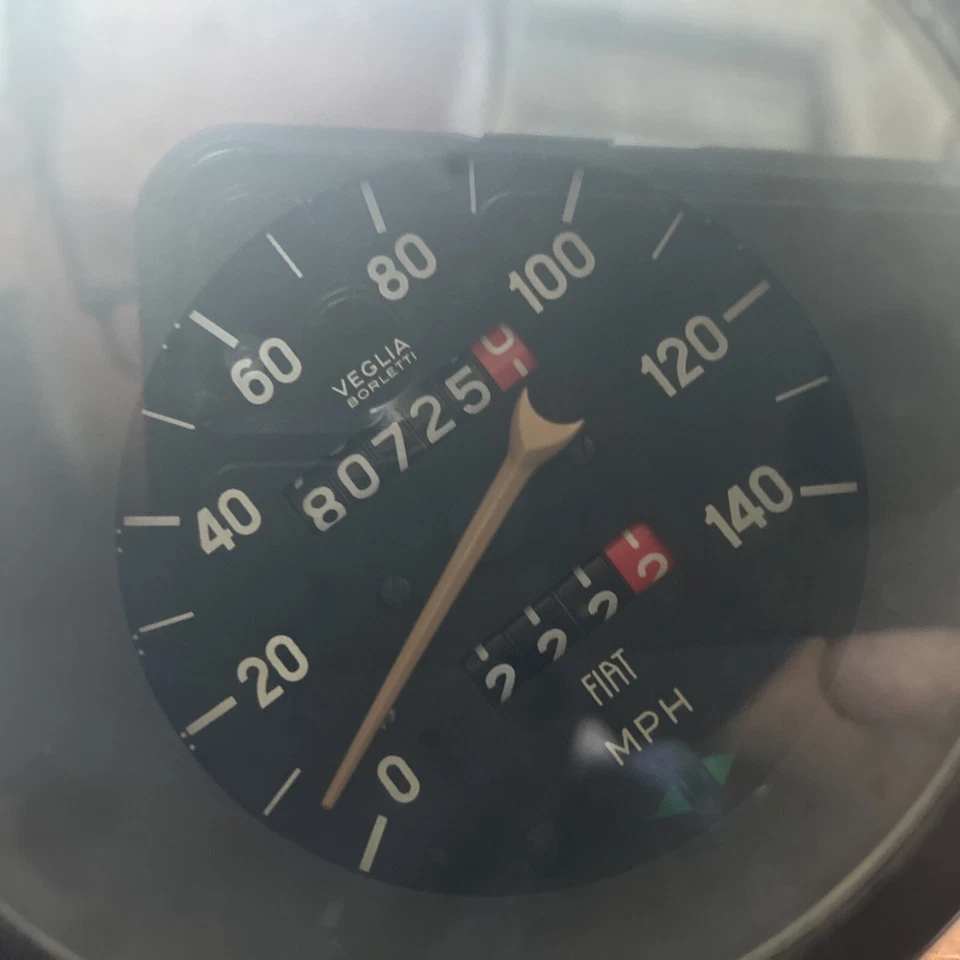 FIAT 124 SPIDER SPEEDOMETER OEM 1968-1976 - Image 3 of 3