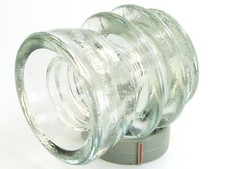 Vintage Collectible Kerr T.W. 30 69 Clear Glass Insulator, Made In USA (JP)