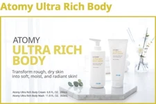 Atomy Ultra Rich Body Wash Moisturizing Cleansing Shea Butter 350ml