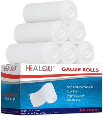 | Hochwertige Gazerollen - 24 Rollen elastischer Gazeverband...