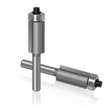 3Pcs Router Bit 1/4" Shank 3/8" Dia Flush Trim Bit with Bearing 2 Flutes