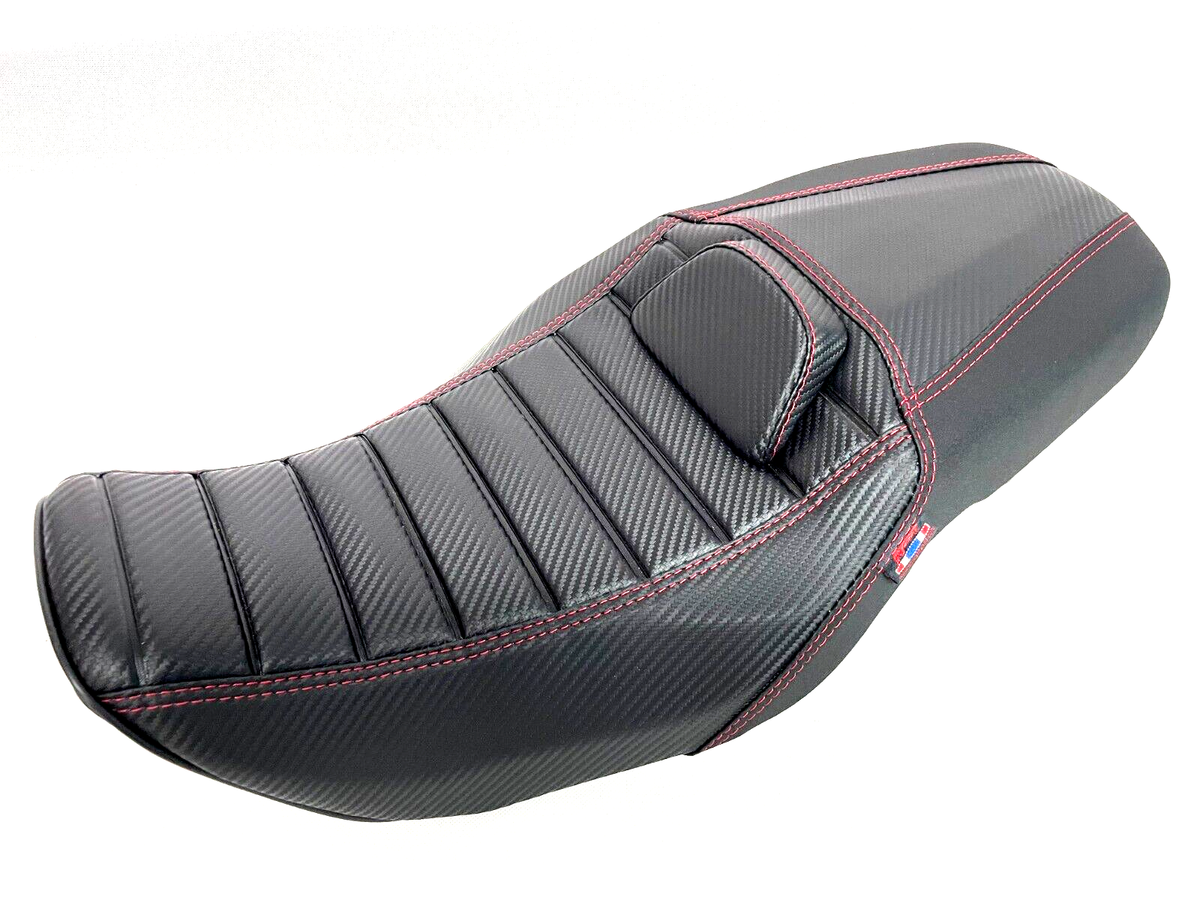 Complete Flat Seat For Honda Grom 125 / MSX125 SF 2017-2020 - Black Stitch - Noiwatdan24