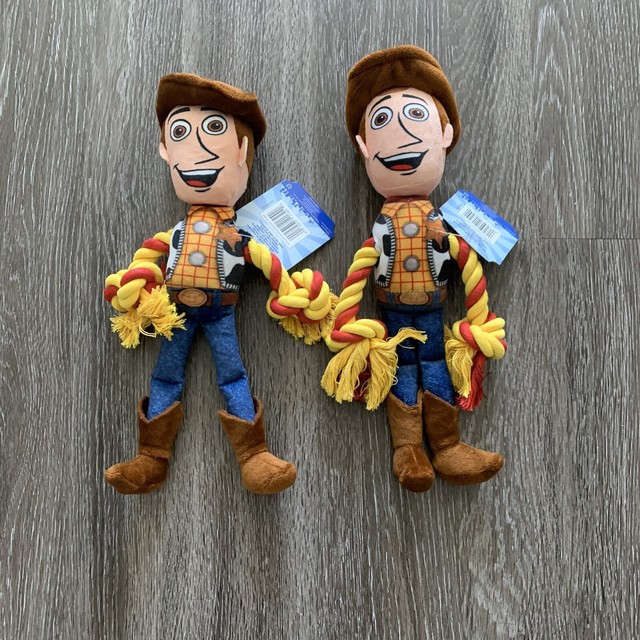 NEW Toy Story Sheriff Woody Rope & Plush Dog Toy Lot of 2 eBay