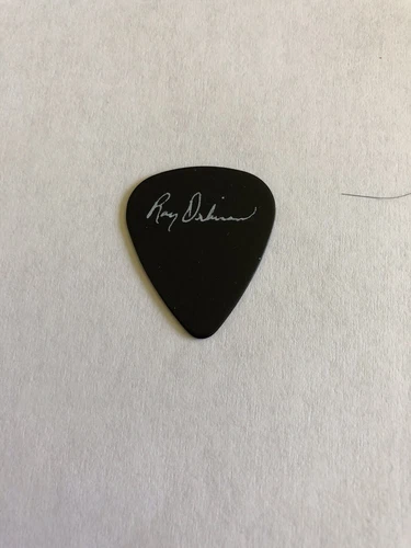 Vintage Black Roy Orbison Signature Concert Tour Guitar Pick Rare