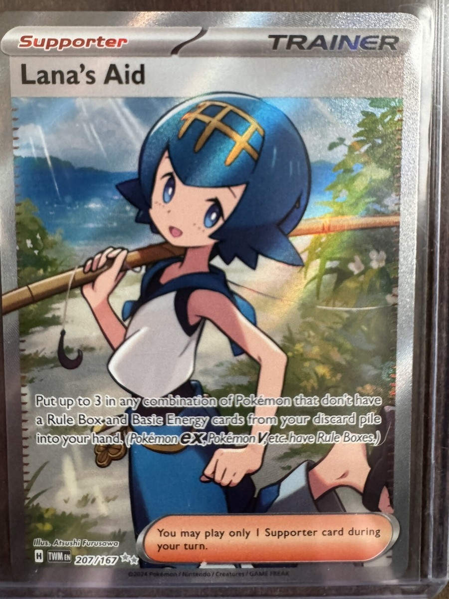 Pokémon TCG Lana’s Aid 207/167 Twilight Masquerade NM