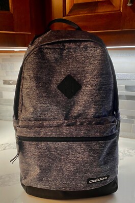 Bookbag Backpack Adidas Classic 3S Gray/Black One Size