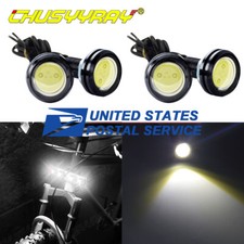 4x Eagle Eye Lamps Led Drl Fog Daytime Running Car Light Tail Backup 12v White