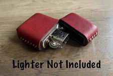 Genuine Leather Case for Zippo Lighter Standard Size (Made in USA ๐บ๐ธ)