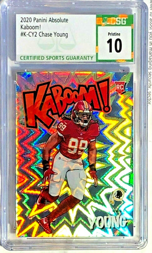 Chase Young #K-CY2 2020 Panini Absolute Kaboom card