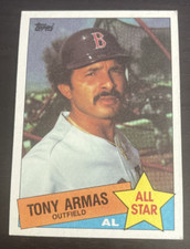 1985 Topps - #707 - Tony Armas - All Star - Boston Red Sox