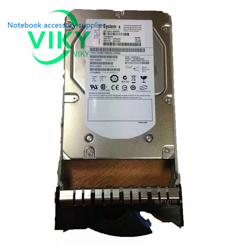 IBM 44W2244 600GB 3.5インチ SL HS 15K 6Gbps SAS HDD(中古品)