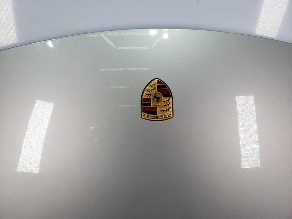 ✅ 1997-2005 OEM Porsche Boxster 986 911 capó delantero capó panel carcasa plateada Foto 3 de 4