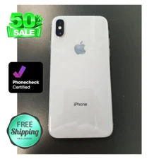 Apple iPhone X 256GB 64GB Unlocked Verizon Free Return & Shipping Battery Good