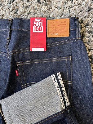 LVC  Levi's 501 Deadstock  150th Anniversary Selvedge RedlineJeans 31x32