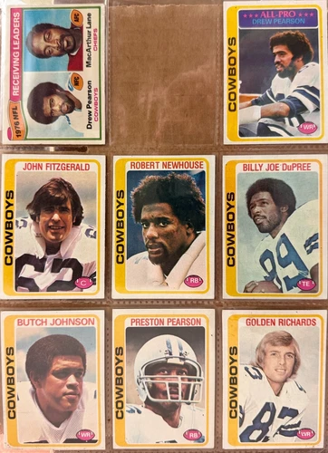 Dallas Cowboys (1970’s...78) Sheet of Greats - 15