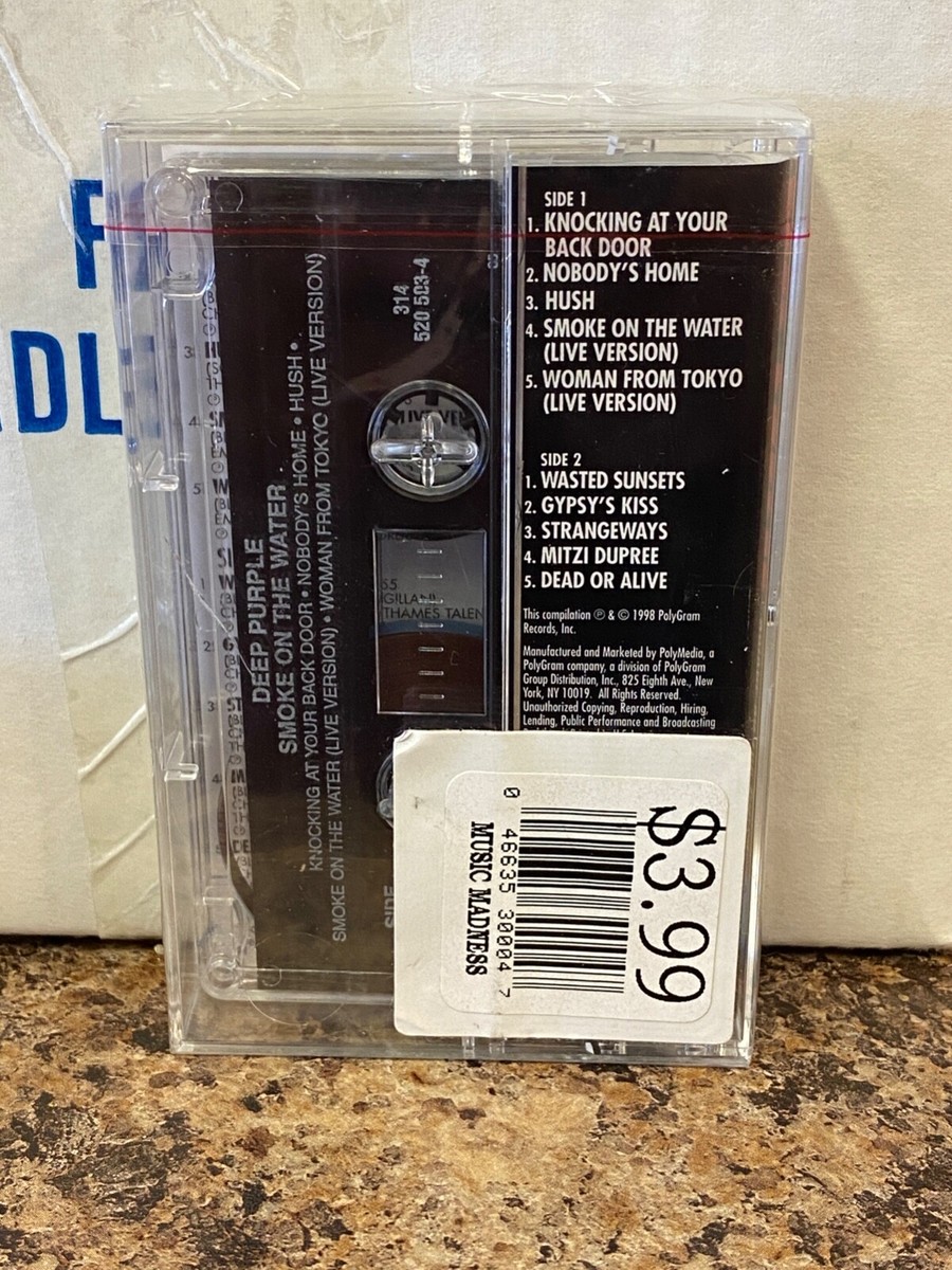 Deep Purple Smoke on the Water cassette tape Polygram 1998