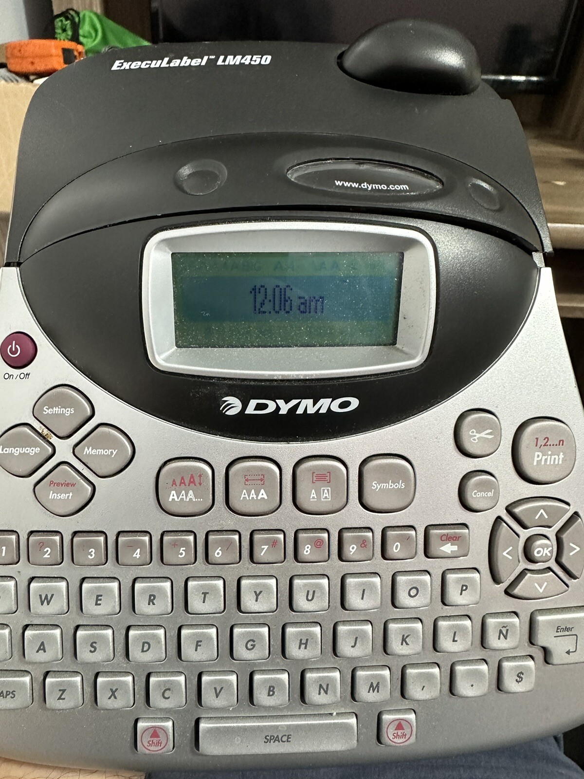 DYMO ExecuLabel LM450 Label Maker Portable Tag Printer Home/Office eBay