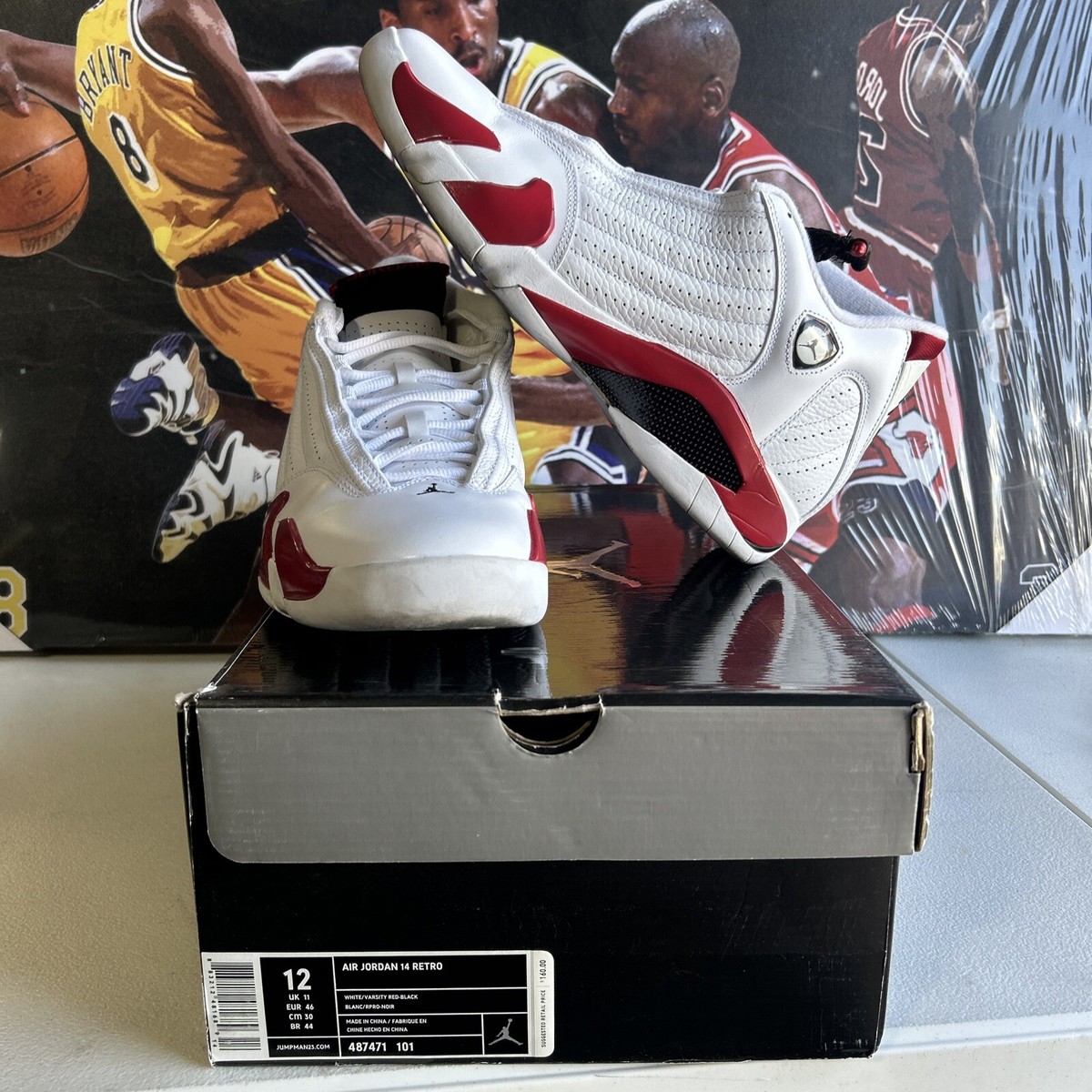 Jordan 14 Retro Candy Cane 2012 (487471-101) Men's Size 12 Nice | eBay
