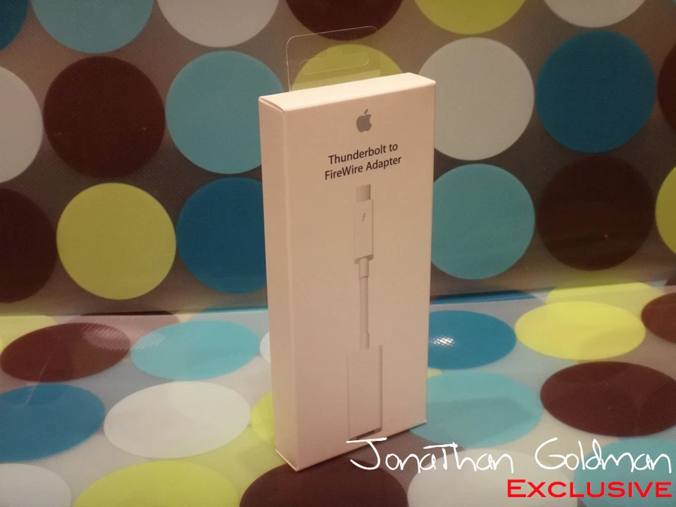 Apple Thunderbolt to FireWire Adapter Cable MD464LL/A A1463 NEW SEALED BOX - Image 3 of 4