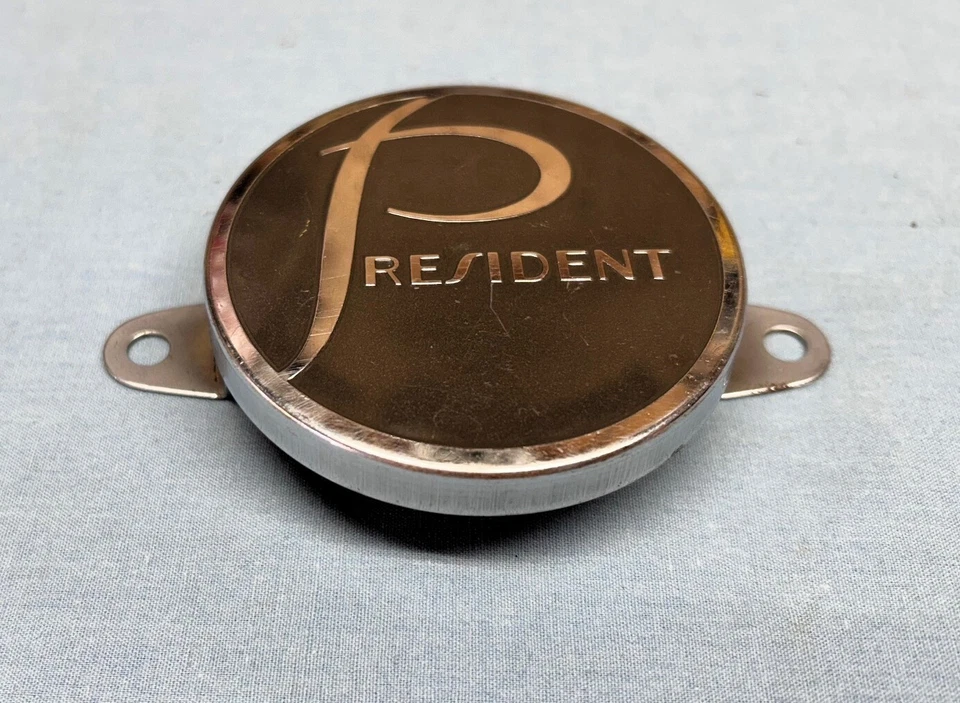 35 36 37 STUDEBAKER PRESIDENT 1934 VOLANTE BOCINA BOTÓN EMBLEMA Foto 3 de 4