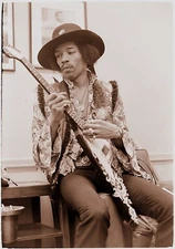 Jim Hendrix Hunter College NYC  Backstage 1969