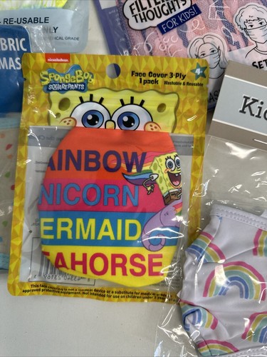 20 Packages of Kid Face masks NEW Mix variety See pics - Picture 6 of 17