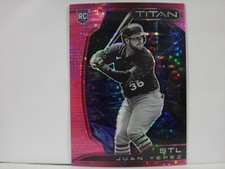 2022 Panini Chronicles Titan Pink Pulsar Juan Yepez #15 Rookie RC