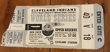 1954 World Series Clinching Ticket NY Giants 5th Title Mays Catch Series