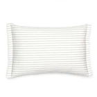 UNFINISHED SOUTHERN TIDE STRIPE Gray White 14”x20" Throw PILLOW COVER ONLY NEW