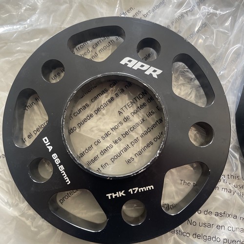MS100190 APR Spacers (Set of 2) - 66.5mm CB - 17mm Thick - Picture 2 of 5