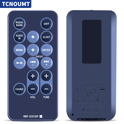 RMT-CCS15ip Remote Control For Sony Audio System Receiver ICF