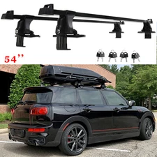 For Mini Clubman F54 Top Roof Rack 54" Cross Bars Luggage Cargo Carriers w/ Lock