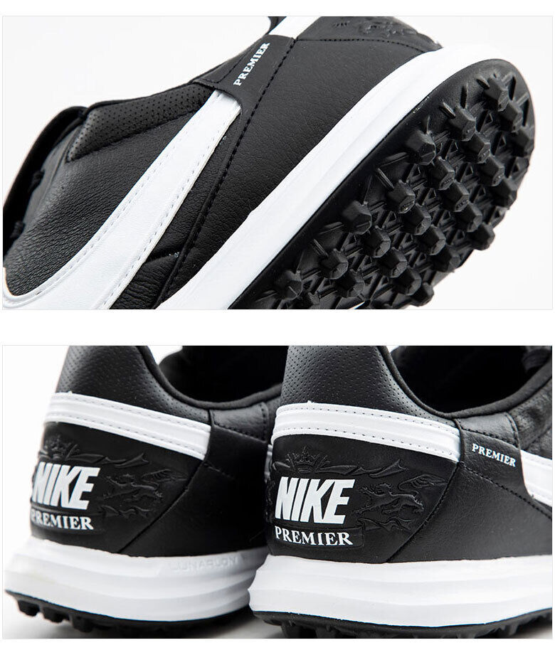 Nike Premiere 3 TF Black (6178) Leather Soccer Shoes Nike Premiere 3 TF Black (6178) Leather Soccer Shoes