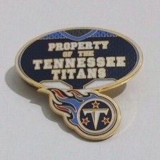 Tennessee Titans Property of Metal Lapel/Hat Pin - NFL Licensed