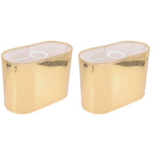 2 PCS Lampshade Floor Light Decorative Large Drum Fabric for Table
