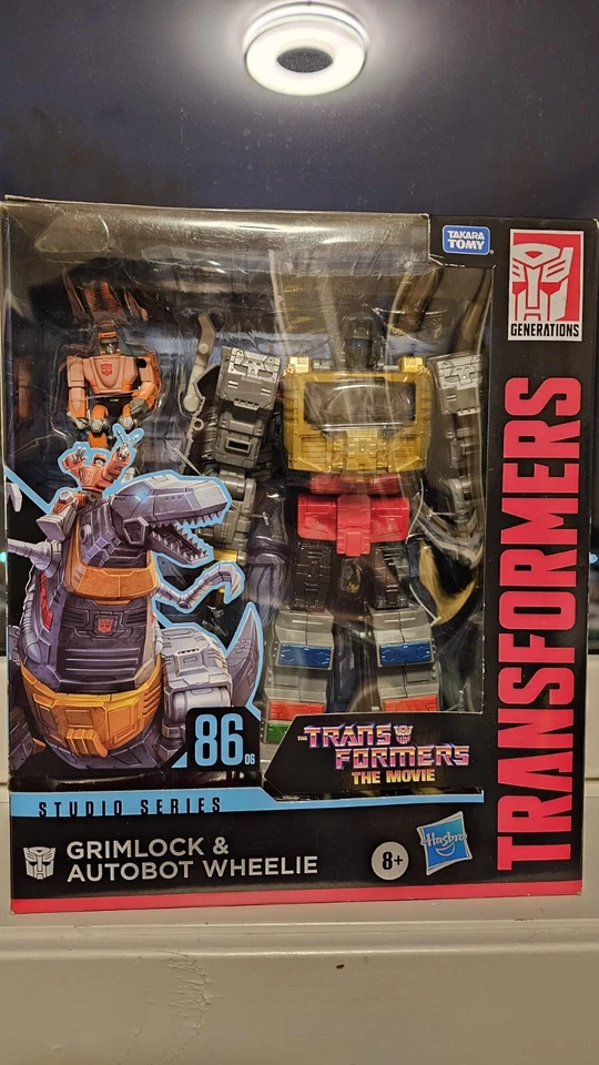 Hasbro Transformers 86-06 Grimlock and Autobot Wheelie - Image 2 of 4