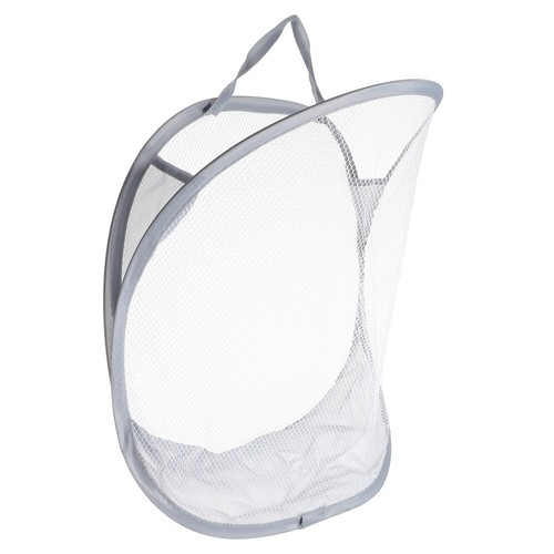 Wall-mounted Dirty Laundry Basket Bathroom Hanging Folding Clothing Storage