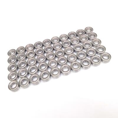 50pcs MR105ZZ Miniature Deep Groove Ball Bearings 5x10x4 Mm Shielded