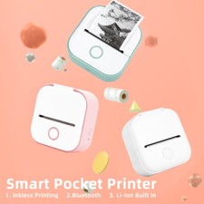 Phomemo T02 Mini Thermal Printer Portable 53mm Photo Printing Wireless Bluetooth