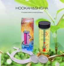 PORTABLE  acrylic HOOKAH SHISHA-COMPLETE SET  ALFAKIR STARBUZZ 