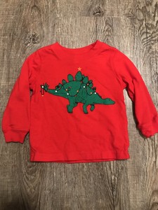 red dinosaur shirt
