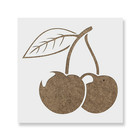 Cherry Stencil - Durable & Reusable Mylar Stencils