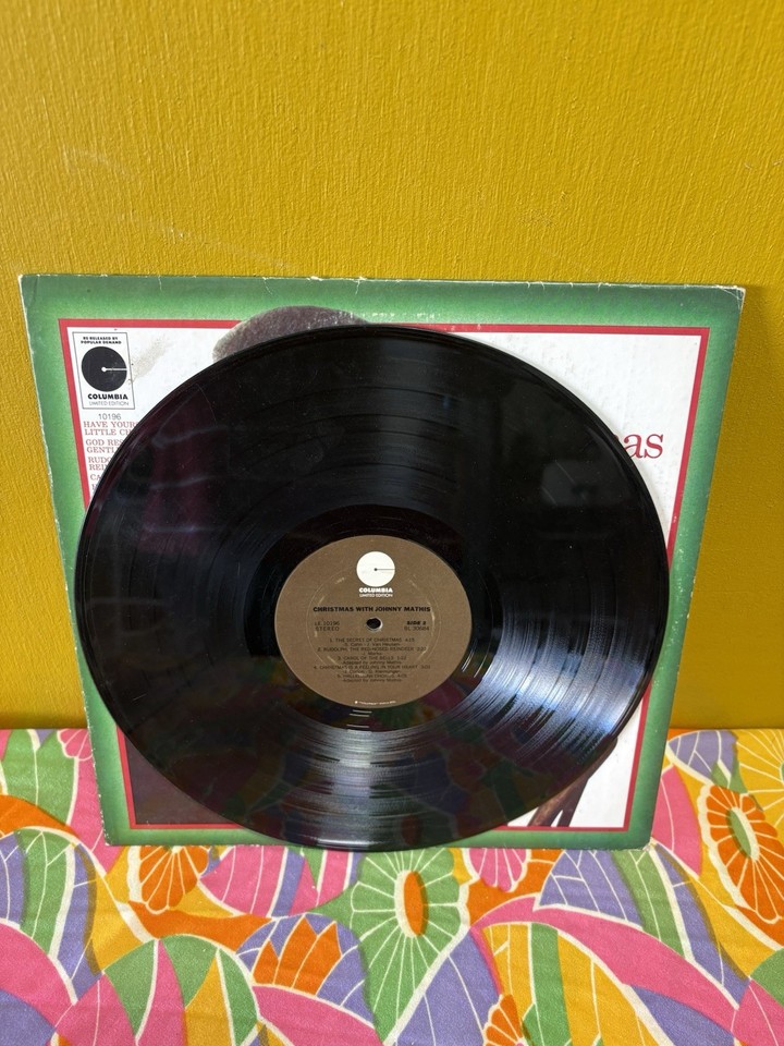 Christmas With Johnny Mathis LP Columbia Holiday EX!!!! | eBay UK