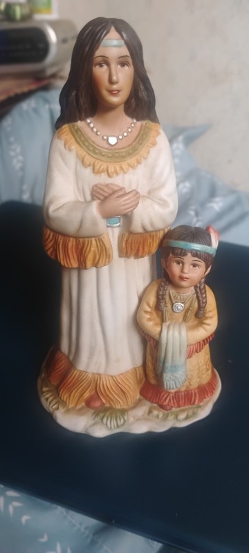 Native American Woman and Child 14631-98 Image of Hope Home Interior & Gifts
