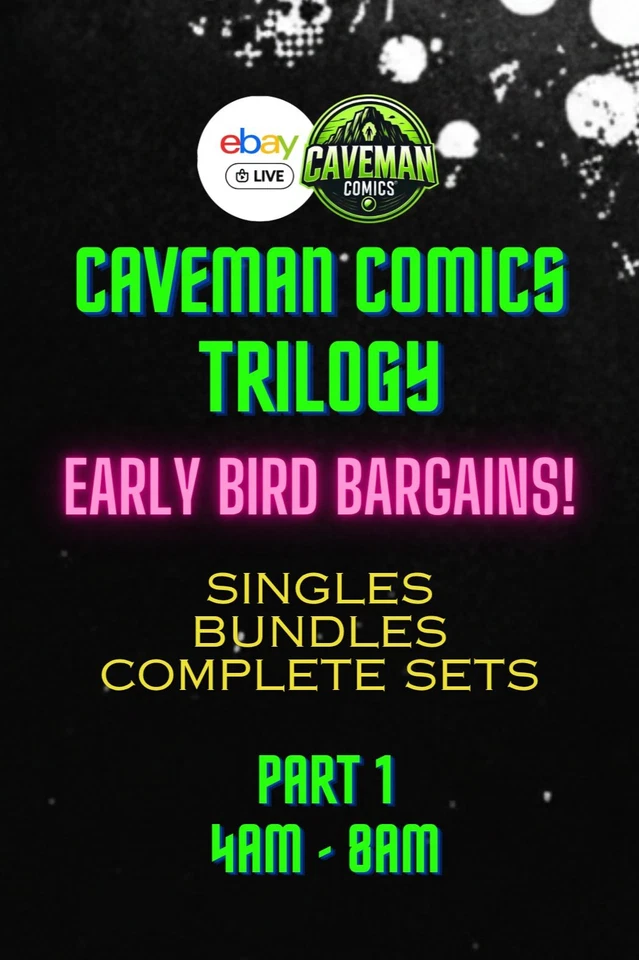 Caveman Comics Trilogy! 3 Shows, 1 Day! Part 1