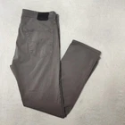 AG Adriano Goldschmied Pants Mens 36x32 Gray Everett Slim Chino Cotton Stretch