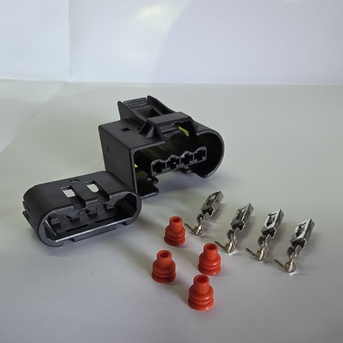 4 Pins Ignition Coil Connector Plug fits Porsche & BMW Water Pump - Picture 2 of 4